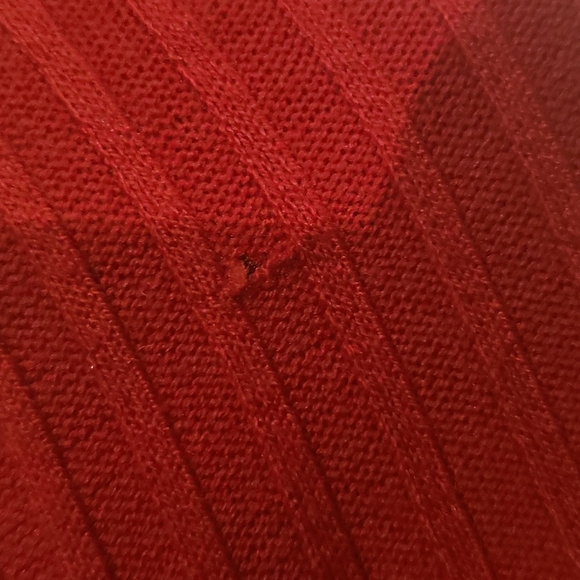 Red off the shoulder top - Picture 5 of 5